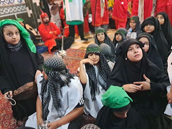 آیین خیمه سوزان در مسجد ابوالفضل قائمشهر