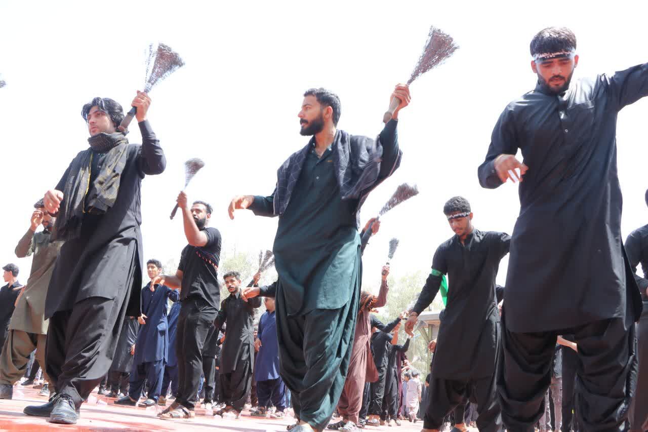 عزاداری هیئات های مذهبی شهر ریگان 