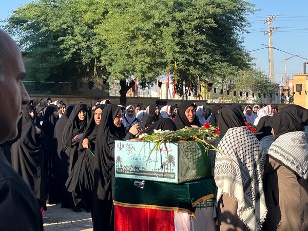 مراسم استقبال و تشییع پیکر پاک شهید گمنام در شهرستان دهلران 