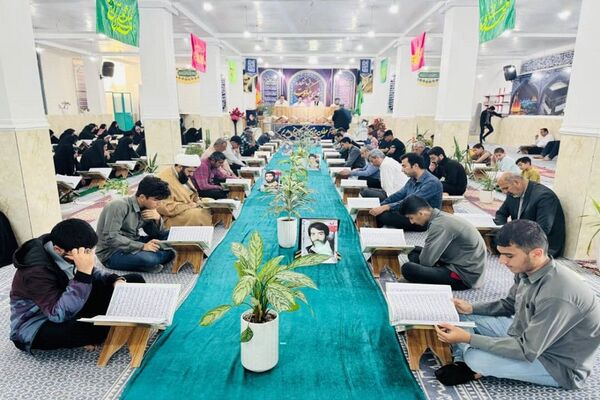 ترتیل خوانی قرآن کریم در شبانکاره