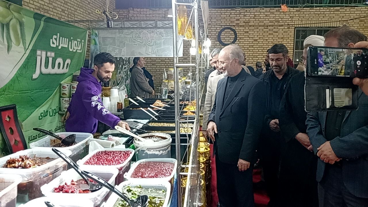 جلوه‌هایی از مراسم افتتاح نمایشگاه بهاره شهر جعفریه
