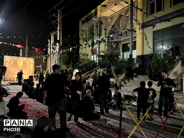 مراسم شور حسینی در ساوجبلاغ شهرک ینگی امام