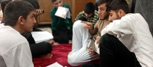 جلوه‌هایی از اعتکاف پسران آشخانه 