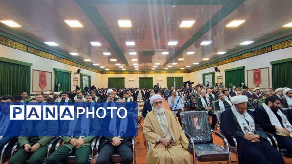 آیین افتتاح همزمان دبستان و کلنگ‌زنی سالن مطالعه مجموعه امام حسین(ع) در مشهد