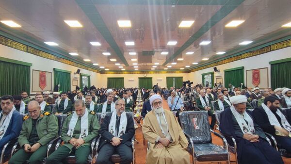 آیین افتتاح همزمان دبستان و کلنگ‌زنی سالن مطالعه مجموعه امام حسین(ع) در مشهد