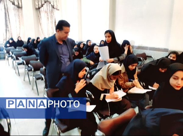 آزمون لیگ‌جت با شعار «جهاد ما جهاد تبیین» در خانمیرزا