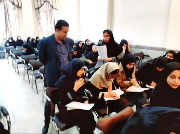 آزمون لیگ‌جت با شعار «جهاد ما جهاد تبیین» در خانمیرزا