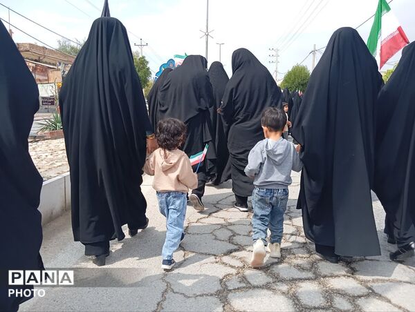 راهپیمایی روز قدس در شهر لطیفی لارستان