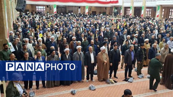 حضور پرشور مردم گرگان در 9 دی