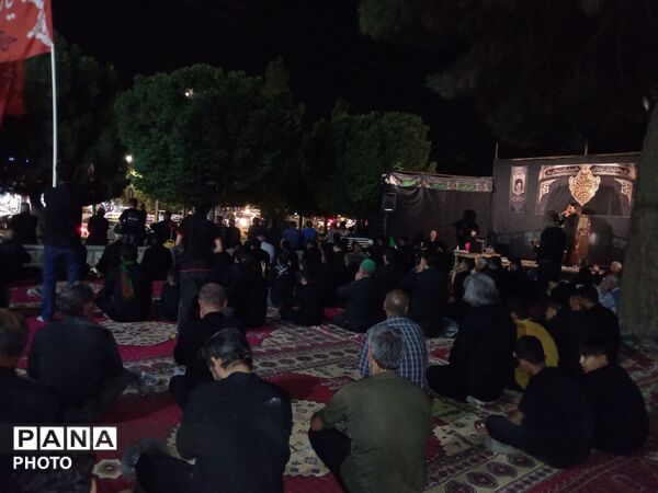 مراسم عزاداری شب هشتم ماه محرم الحرام