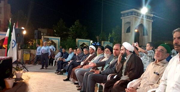 مراسم نخستین سالگرد شهدای خدمت در گلزار شهدای گمنام نیشابور 