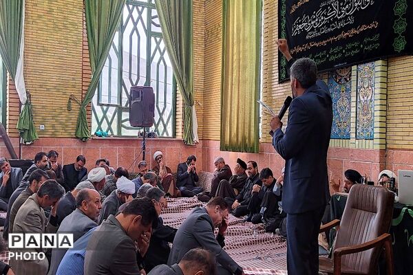 مراسم عزاداری شهادت امام جعفر صادق علیه السلام در حسینیه شهربار