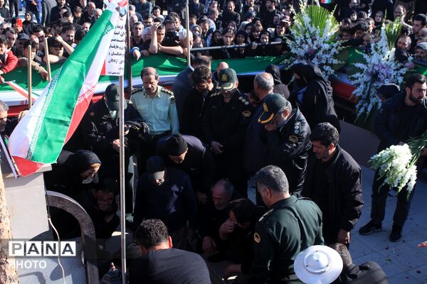 تشییع و تدفین پیکر شهید امیرحسن کاظمی