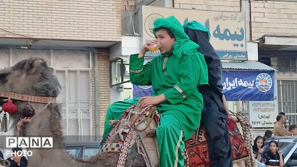 حرکت کاروان نمادین عاشورایی  فرخشهر