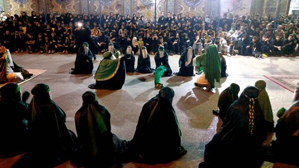تعزیه‌خوانی در مسجد الهادی اهواز