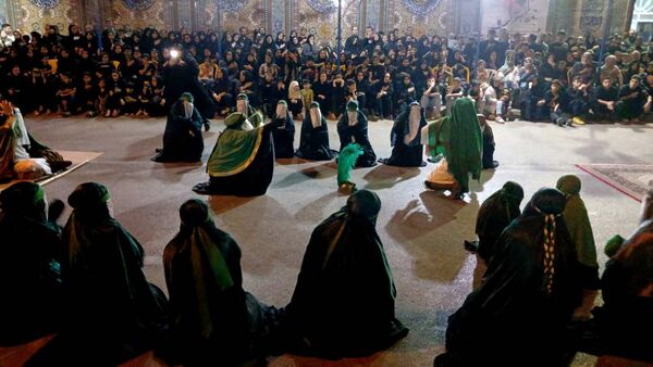 تعزیه‌خوانی در مسجد الهادی اهواز