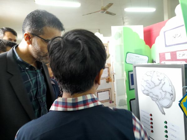 نمایشگاه طرح جابر در دبیرستان بیت المقدس قائمشهر