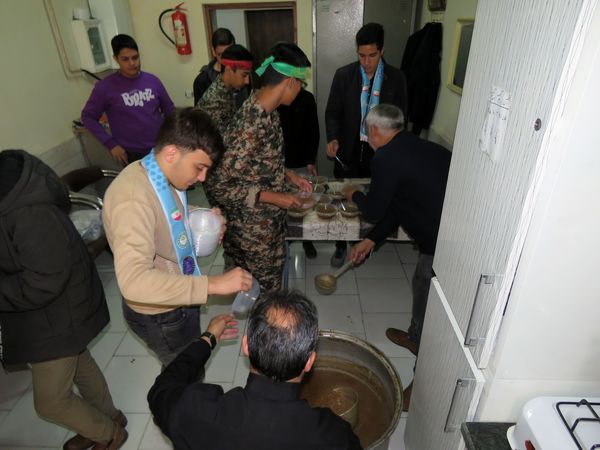 مراسم استقبال از شهید گمنام در دبیرستان شاهد ابوذر غفاری نیشابور 