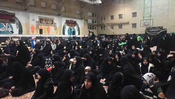 اجتماع عظیم فاطمیون در سالن شهدای شهرداری مشهد مقدس 