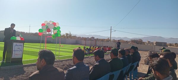  آیین افتتاح طرح شهید سردار سلیمانی در باخرز