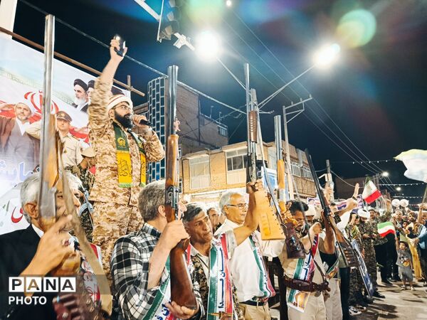 سرخس در شصتمین شب حماسه و میلاد امام رضا«ع» ؛ رزمایش «جان‌فدای ایران»