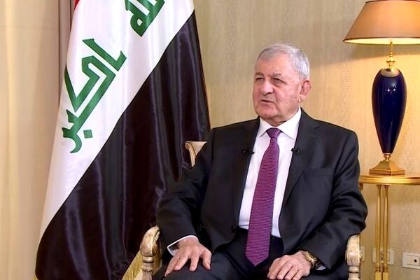 پیام تبریک رئیس جمهور عراق به رهبر انقلاب