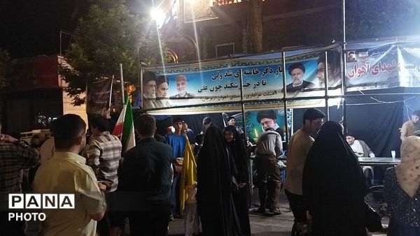 گذری بر موکب هفتاد و پنجمین شب از اجتماعات مردمی نیشابور 