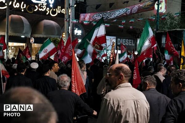حماسه اقتدار و ایستادگی فردیسی‌ها در صد و سی‌امین اجتماع شبانه