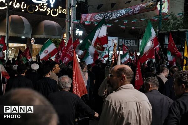 حماسه اقتدار و ایستادگی فردیسی‌ها در صد و سی‌امین اجتماع شبانه