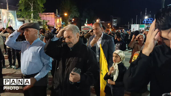 تجمع باشکوه مردم کوهدشت درشب شصت وپنجم بیعت بارهبر وتجدید میثاق با آرمان های انقلاب اسلامی
