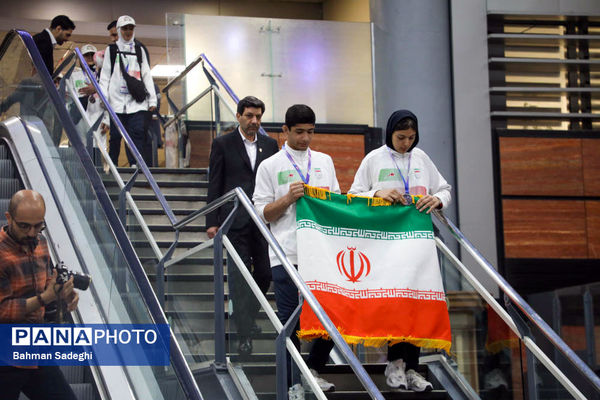 آیین استقبال از کاروان ورزشی دانش‌آموزی امید ایران از رقابت‌های ژیمنازیاد صربستان