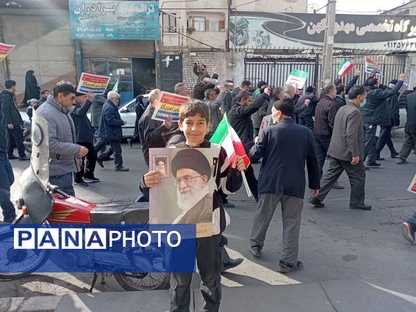 راهپیمایی مردمی به شکرانه پیروزی مردم قهرمان غزه و جبهه مقاومت