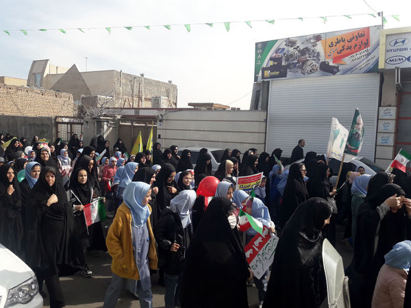 راهپیمایی روز قدس در شهر جعفریه قم