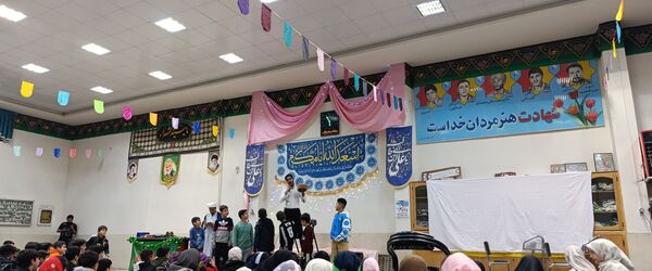 مراسم ولادت امام علی (ع)و سالگرد شهادت حاج قاسم سلیمانی در مسجد چهارده معصوم الغدیر
