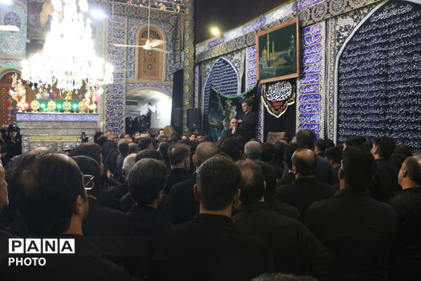 عزاداری هیئت مزرعه امحسن ده بالا در خانه امام حسینی یزد