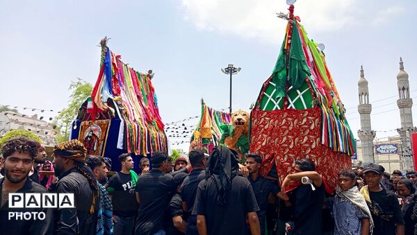 «شیر و کتل» در میناب؛ نوای ارادتی که با عطر شهادت گره خورد