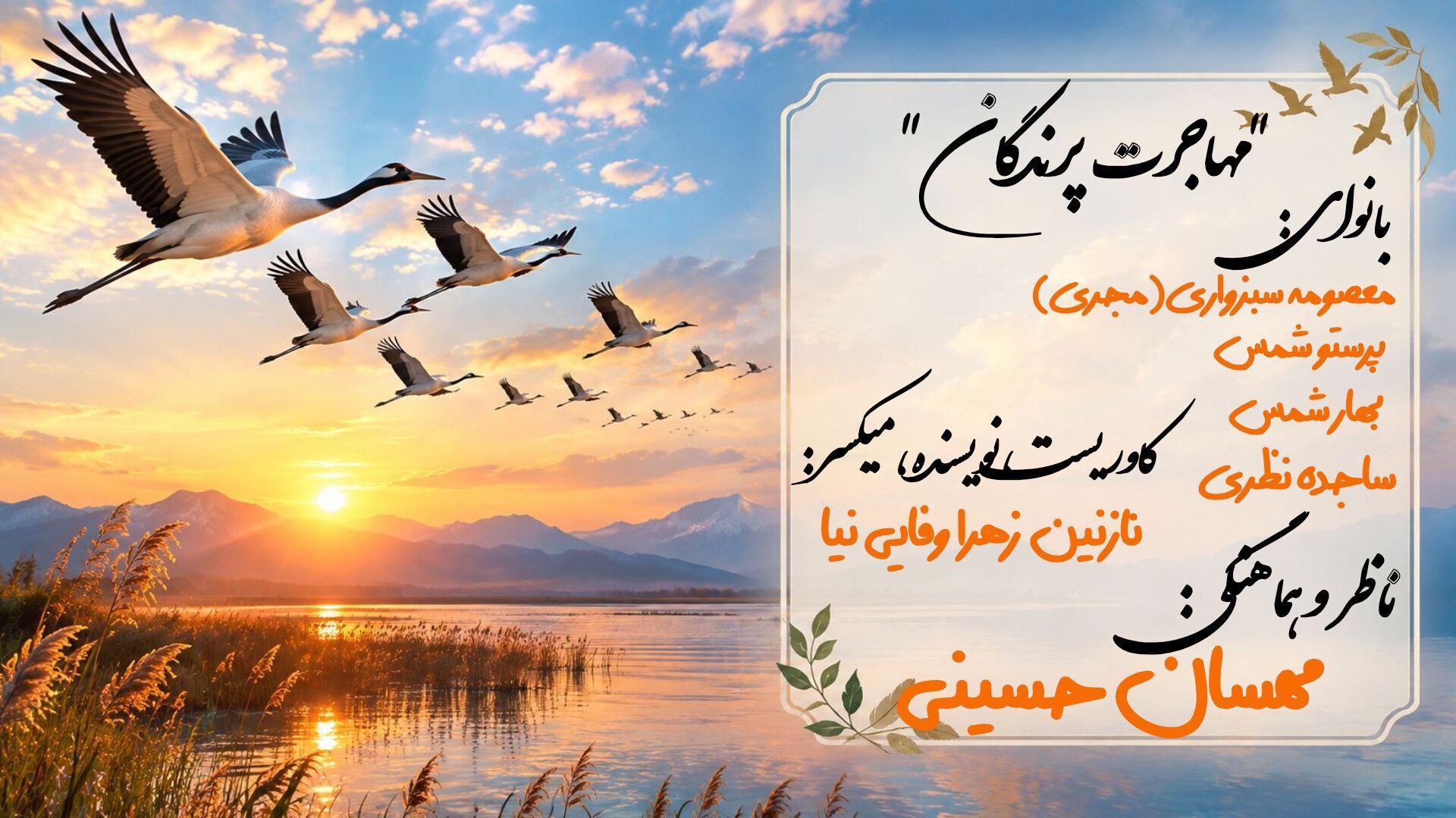 وقتی پرندگان راهی سفر می‌شوند