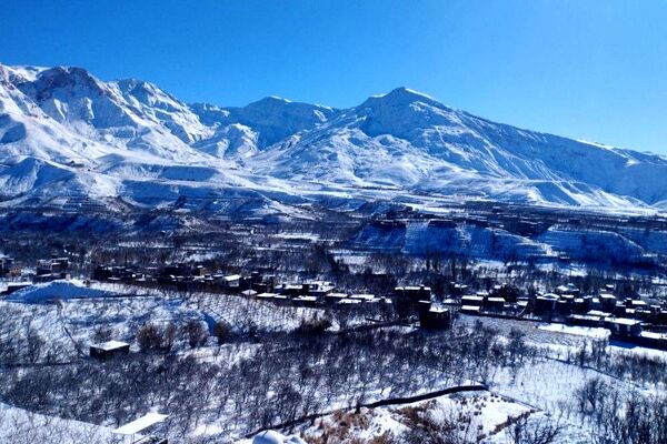 اولین برف زمستانی در بار