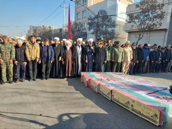 تشییع پیکر شهدای گمنام در بجنورد