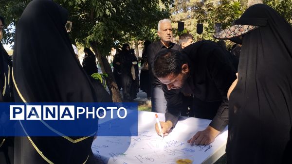 برپایی موکب‌های اربعین حسینی در خلیل آباد 