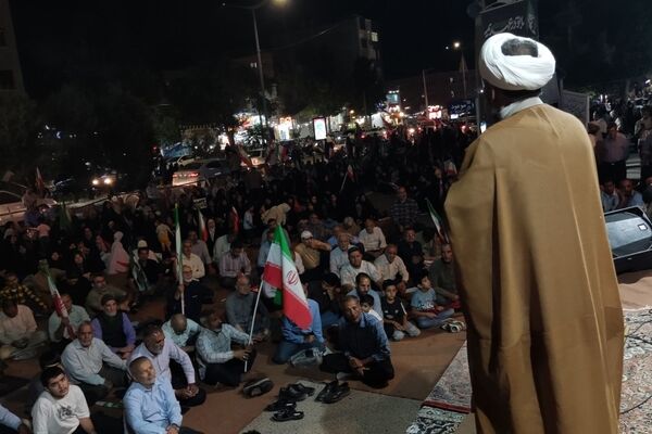 لبیک یا وطن در بلوار فضل نیشابور 