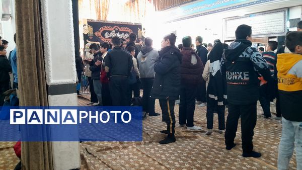 عزاداری شهادت حضرت فاطمه زهرا(س) در دبیرستان ابوریحان یک نیشابور