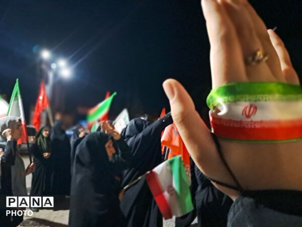 حضور پرشور مردم بخش آسارا در صد و پنجاه و یکمین شب تجمعات مردمی 