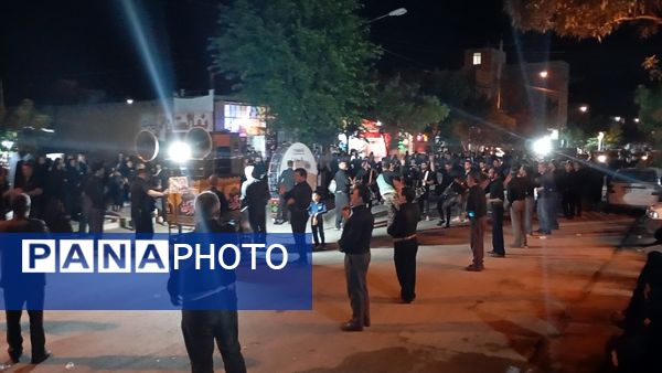 مراسم شب عاشورا در شهر تیتکانلو