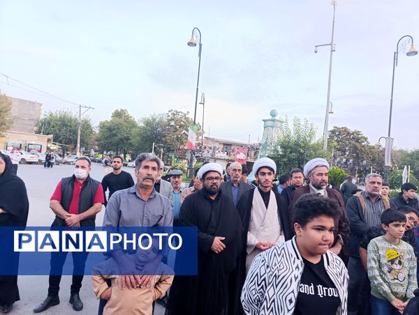 تجمع باشکوه مردم آشخانه در محکومیت اسرائیل و ترور شهید سیدحسن نصرالله 