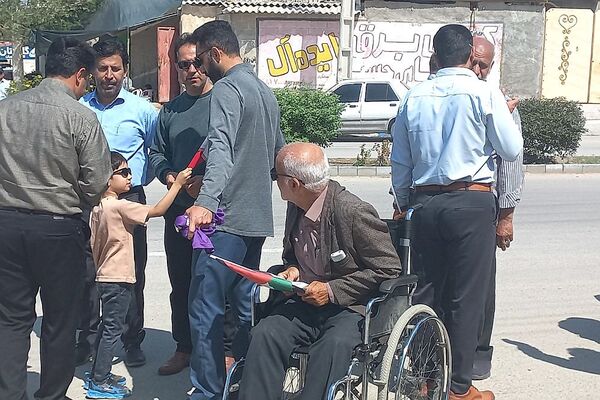 راهپیمایی روز قدس در سعدآباد