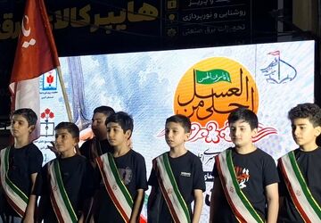 حضور نوجوانان البرزی در میدان مقاومت تا اجتماع «احلی من العسل»