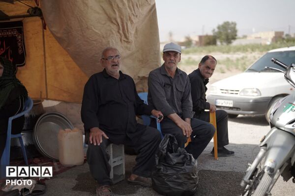 مراسم جاماندگان اربعین حسینی درشهرستان ابرکوه