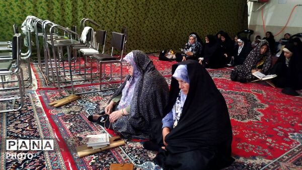 مراسم پر فیض دعای عرفه در مسجد چهارده معصوم الغدیر باحضور مردم 