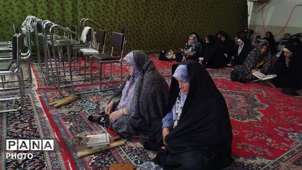 مراسم پر فیض دعای عرفه در مسجد چهارده معصوم الغدیر باحضور مردم 